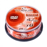 DVD-R TITANUM 4,7GB X8 - CAKE BOX 25 SZT.