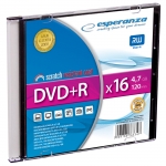 DVD+R ESPERANZA 4,7GB X16 - SLIM CASE 1 SZT.