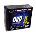 DVD-R ESPERANZA 9,4GB X8 - SLIM 10