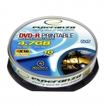ESPERANZA DVD-R 4,7GB X16 PRINTABLE - CAKE BOX 10 SZT.