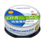 ESPERANZA CD-R SILVER 700MB/80min - CAKE BOX 25 PCS.
