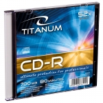 TITANUM CD-R 700MB/80min - SLIM CASE 1 PCS.