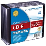 ESPERANZA CD-R 800MB / 90MIN - SLIM CASE 10 PCS.
