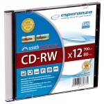 ESPERANZA CD-RW X12 700MB/80min - SLIM CASE 1 PCS.