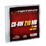 ESPERANZA MINI CD-RW X12 210MB/23min - SLIM CASE 1 PCS.