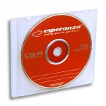 ESPERANZA CD-R MULTICOLOR (RED) 700MB/80min - SLIM CASE 1 PCS.
