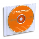 ESPERANZA CD-R MULTICOLOR (ORANGE) 700MB/80min - SLIM CASE 1 PCS.