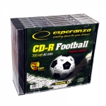ESPERANZA CD-R FOOTBALL 700MB/80min - SLIM CASE 10 SZT.
