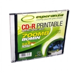 ESPERANZA CD-R PRINTABLE 700MB/80min - SLIM CASE 1 PCS.