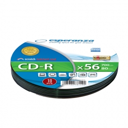esperanza-cd-r-silver-700mb-80min---soft-pack-10-pcs-