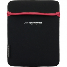 esperanza-neoprene-bag-for-tablet-9-7-et172r-black-red