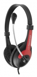 esperanza-stereo-headphones-with-microphone-rooster-red