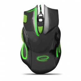 esperanza-wired-mouse-for-gamers-7d-opt--usb-mx401-hawk-black-green